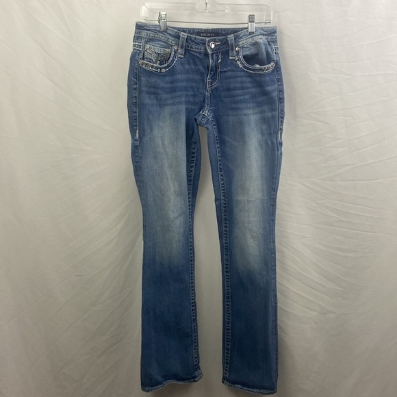 Vigoss Denim Jeans Womens Dublin Slim Boot Heritage Fit Size 5/6 L35 - Picture 3 of 15